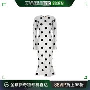 香港直邮潮奢 Marni 玛尼 女士 长袖圆点连衣裙 ABMD0185Q0UFV113