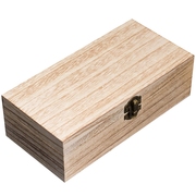 木盒翻盖式珠宝首饰盒木制收纳盒木质底胚 彩泥饰品收纳盒