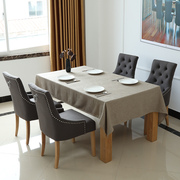 欧式现代简约餐椅家用美式实木布艺软包餐厅椅欧式休闲书桌椅子