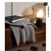 2023回字纹休闲毯子，室内盖毯保暖披肩空调，毯休闲沙发毯