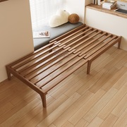 2@折叠床单人床90cm床架子无床头实木床可伸缩小户型沙发床一体两