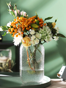 欧式创意玻璃花瓶透明大号水培植物玫瑰干花花瓶花器客厅装饰摆件