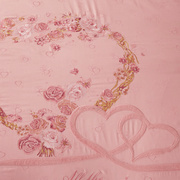 高档婚庆床品粉色四件套全棉，纯棉八件套，床单式1.8m结婚陪嫁床上