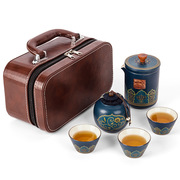 旅行茶具紫砂茶壶茶杯套装高级便携野外餐具户外露营用品装备大全