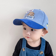 儿童帽子春秋季棒球帽，1到3岁男孩男童，宝宝遮阳帽婴儿鸭舌帽秋冬款