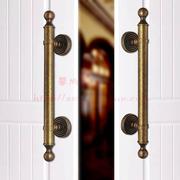 纯铜中式大门拉手 欧式对开门手柄玻璃门入户门仿古铜大把手明装