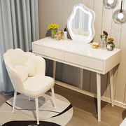 梳妆台现代简约卧室衣帽间化妆桌，书桌一体带镜子网红小户型北欧风