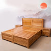 宏班匠实木床1.8米双人床老榆木，卧室家具高箱床1.5米中式全实木婚
