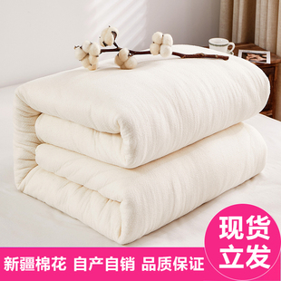 新疆棉被纯棉花被芯床垫全棉被子棉絮加厚垫被褥子冬被保暖手工被