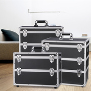 带锁多层收纳箱可叠加收纳盒有翻盖的三层储物箱物品组合整理箱子