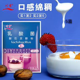 川秀酸奶发酵菌乳酸菌家用菌粉益生菌自制做酸奶，专用发酵粉发酵剂