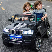 儿童电动车宝宝双座四驱大电可坐小孩玩具车遥控超大越野悍马汽车