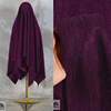 深紫色微弹力肌理压皱布料树皮褶皱连衣裙裤子女装设计diy布料
