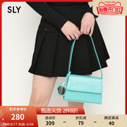 SLY 冬季工装风A字版型甜美百褶半身裙短裙038EAL31-7360