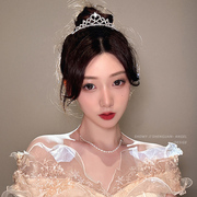 新娘结婚水钻发箍女2023高级感公主头箍十八岁成年礼发饰