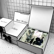 伴手礼生日礼盒空盒包装盒盒空盒子礼物盒ins风创意白色礼盒