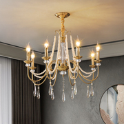 轻奢客厅水晶吊灯法式个性艺术大气设计师别墅卧室灯美式餐厅灯具