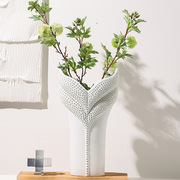 打印制作陶瓷花瓶简约现代花瓶黑白色别墅样板房陶瓷花瓶