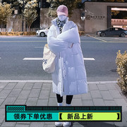 2023冬韩版棉服女中长款宽松学生羽绒棉袄加厚面包服外套