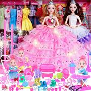 益智玩偶公主换装儿童生日礼物婚纱女孩可爱洋娃娃奖品玩具大礼盒