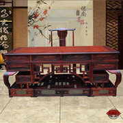 红木家具老挝大红酸枝2米办公桌，中式仿古大班台，书桌电脑桌写字台