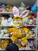 Garfield加菲猫公仔古董中古加菲猫毛绒玩具摆件