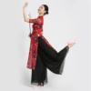现代古典舞蹈服民族风飘逸旗袍舞蹈演出服中国风女装汉服上衣