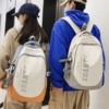 日韩潮品大容量中学生初中生书包女高中大学生电脑包双肩背包男生