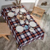 复古苏格兰英伦格子美式田园餐桌布茶几装饰布艺台布沙发盖布