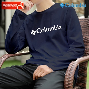 哥伦比亚快干长袖T恤男春季户外跑步运动服宽松套头衫XE5928