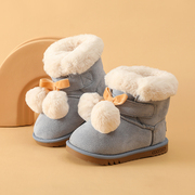 卡特兔2020宝宝雪地靴，男女小童1-3岁冬季加厚加绒保暖二棉鞋