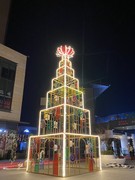 圣诞节美陈装饰大型铁艺发光圣诞树售楼处购物广场定制款圣诞布置