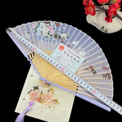 6寸扇子折扇女式古风夏日式和风工艺扇樱花小兔创意便携折叠扇子