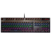 雷柏v500机械键盘台式笔记本，背光游戏电竞专用104键87键青茶红轴