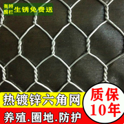 镀锌铁丝网围栏护栏网养殖圈牛羊猪，防护网拧花钢丝网隔离网六角网
