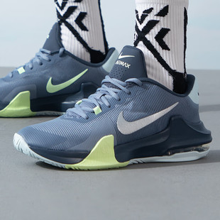 Nike耐克网面透气篮球鞋AIR MAX缓震气垫运动鞋软底跑步男鞋