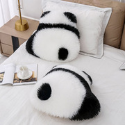 可爱大熊猫抱枕客厅沙发卧室，床头仿羊毛，超软毛绒靠垫靠枕