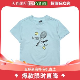 韩国直邮guess儿童，时尚网球标志，t恤衫g33kdt051-g6