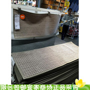 IKEA宜家比顿短绒地毯厨房长条地垫客厅纯色防滑垫家用国内