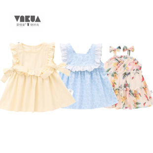 981婴悦家甄选夏季宝宝卡通时尚洋气婴儿女童裙子组合装