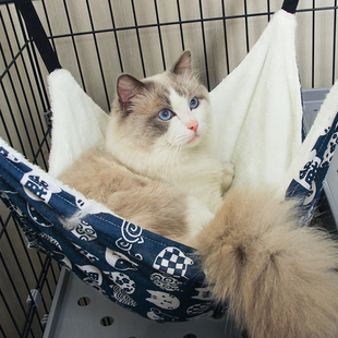 猫窝宠物猫吊床挂式猫，笼子用吊篮猫床猫咪，吊床睡袋保暖猫挂窝秋千