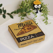 牛皮披萨盒pizza加厚瓦楞一次性环保打包盒7/8/9/10/12寸加工定
