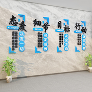 企业文化墙公司标语励志墙贴会议办公室背景墙面装饰员工团队激励