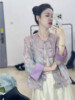 新中式女装盘扣外套女2024春季唐装禅意风，高级感国风紫色上衣