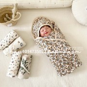 新生婴儿包单春秋夏季薄款纯棉产房，包巾包被初生，宝宝襁褓裹布抱被