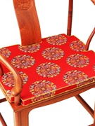 中式坐垫古典红木圈椅，坐垫实木官帽太师椅餐椅，坐垫海绵垫棕垫定制