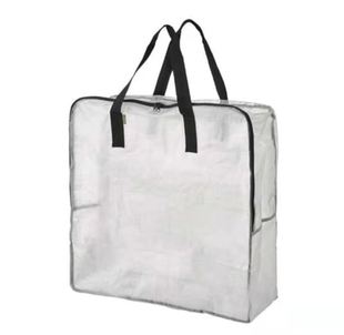 宜家迪姆帕储物袋衣服袋，透明被子防尘袋，65x22x65厘米