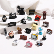 彩色迷你家具diy奶油胶手机，壳材料包手工(包手工，)制作饰品树脂小配件滴胶