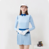 高尔夫连衣裙女装裙子春秋季女士网球羽毛球运动上衣golf修身套装
