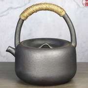提梁壶大容量泡茶壶围炉煮茶器，陶壶陶瓷壶可明火，加热电陶炉煮水壶